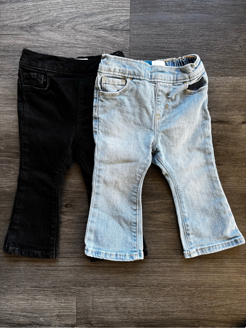 Old Navy Kids Two-Pack Jeans - Light Blue and Black